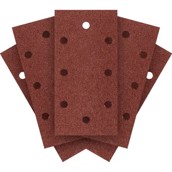 Brusný papír Graphite Brusné listy se suchým zipem 93 x 185 mm, P40, 5 ks, s 8 otvory