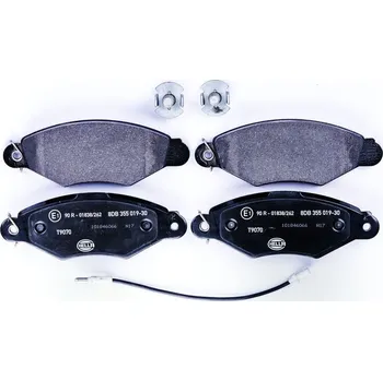 Brzdová destička Sada brzdových destiček, kotoučová brzda HELLA PAGID 8DB 355 019-301