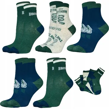 Pánské ponožky 5x CHLAPECKÉ PONOŽKY dětské bavlněné barevné 39-41 5 kusů