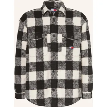 Pánská košile Tommy Jeans Pánská Bunda, černá / bílá, 50