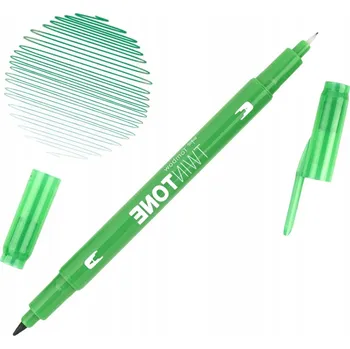 Oboustranný štětecový PEN TOMBOW TwinTone zelený