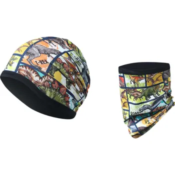 Čepice Dětská čepice a nákrčník Dino CF5620 Kugo