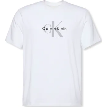 Pánské oblečení Tričko Calvin Klein Jeans White 1172160 L