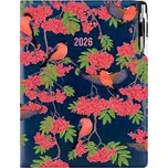 Diář DESIGN denní A4 2026 - modrá - Hýl