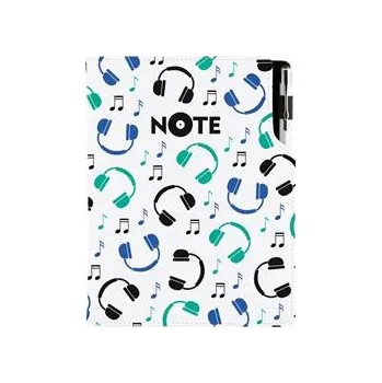 Zápisník Notes - zápisník DESIGN A5 linkovaný - Music