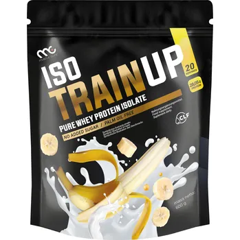 Protein MUSCLE CLINIC ISO TRAIN UP 600g Proteinový izolát 92g BANÁN