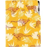 Diář DESIGN denní A4 2026 český - žlutá - Gepard