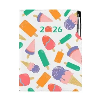 Diář Diář DESIGN denní A4 2026 - Nanuky
