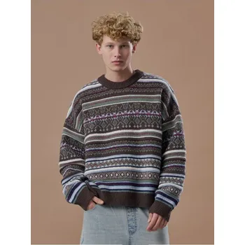 Pánský svetr Vzorovaný svetr - XL - House - vícebarevná - 253HF-MLC