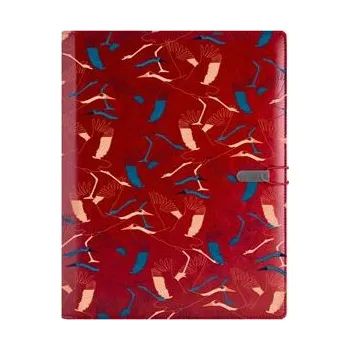 Konferenční stolek Konferenční desky GEP DESIGN v dárkové krabičce bordó - Jeřáb s tečkovaným blokem