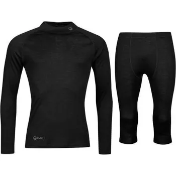 Halti Neva Merino 3/4 2025 funkční souprava 4XL - černá + DÁREK + Doprava ZDARMA