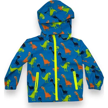 Chlapecká bunda Kugo Chlapecká modrá šusťáková bunda Barva: Modrá, Velikost: 92