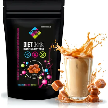 Keto dieta Ketolinie Proteinový nápoj s příchutí karamelu 300 g (10 porcí)