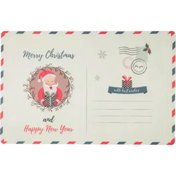 prostírání Vánoční prostírání / podložka na stůl - Pohlednice s Mikulášem 28x43 Altom Design