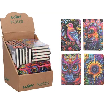 Blok Notes linkovaný 14x8,6 cm mix