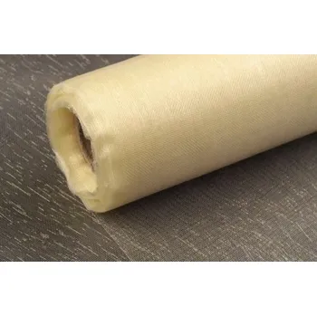 Organza šíře 14,5 cm - 2 - světlá krémová - od 1m