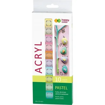 Vodová barva Akrylové barvy GDD 10 ks x 12 ml