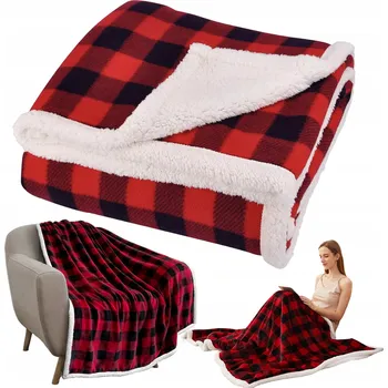 deka Deka Bedee vlněná 150 cm x 130 cm červená