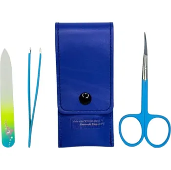 Bohemia cestovní manikúra modrá Swarowski