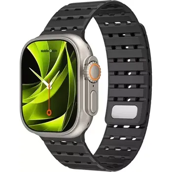 Řemínek na hodinky Mobile Origin Magnetic Strap řemínek pro Apple Watch 49mm/46mm/45mm/44mm černá (AWMS-01-BLK)