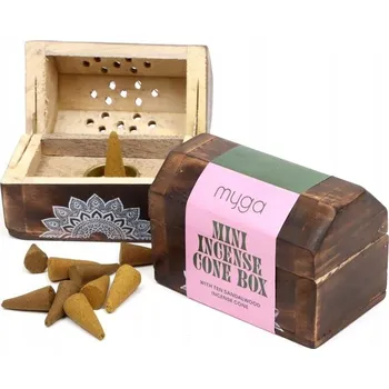 Vonná tyčinka Šperkovnice/Kadidelnice na vonné kužely Myga - santalové dřevo