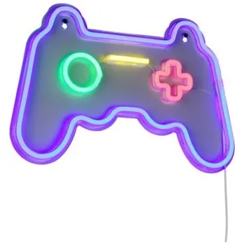 Nástěnné svítidlo Nástěnné světlo Reality Gamer transparent R23741100