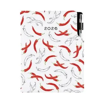 Diář Diář DESIGN týdenní B5 2026 - Chilli