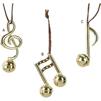 Vánoční ozdoba Kaeming Vánoční ozdoba MUSIC, 10 cm, 3 druhy, KSD