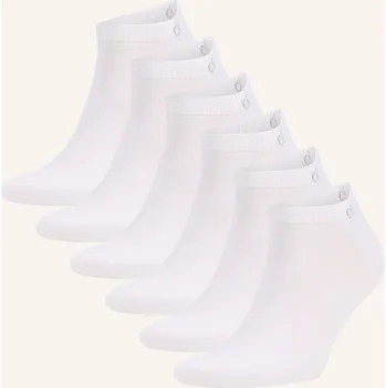 Dámské ponožky Calvin Klein Pánské Sneaker Ponožky, 6 Párů V Balení, bílá, 39