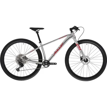 Dětské kolo Amulet Youngster 1.10 SH 29", model 2025, barva alu brushed transparent/red