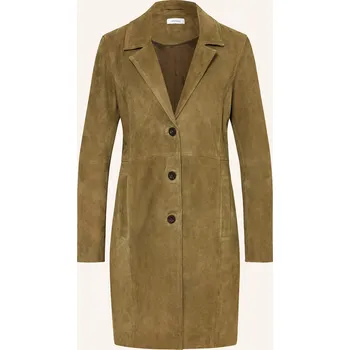 Dámský kabát Darling Harbour Dámský Kožený Kabát, olive, 38