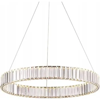 Bohemia Brass 40 AL - LED křišťálový lustr prstenec 40cm mosazný