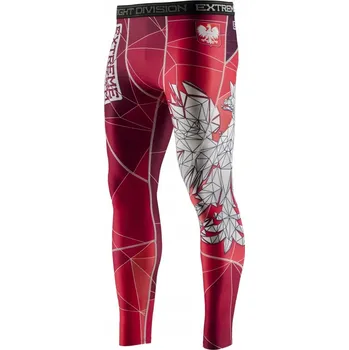 Pánské legíny Pánské legíny POLSKO červené S EXTREME HOBBY