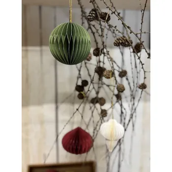 Obraz Papírové vánoční ozdoby v sadě Velikost: Malá