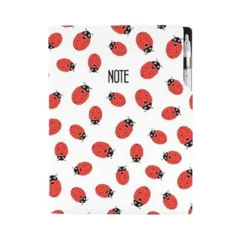 Notes - zápisník DESIGN A4 linkovaný - Beruška