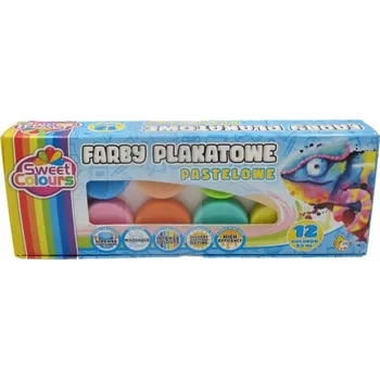 Vodová barva Plakátové barvy Sweet Colours 12 ks x 20 ml