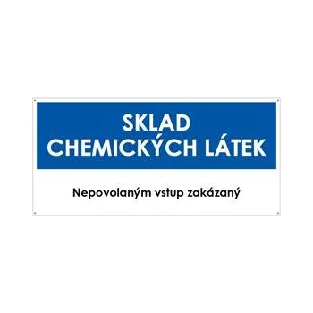 SKLAD CHEMICKÝCH LÁTEK, modrá, plast s dírami 2 mm 190x90 mm