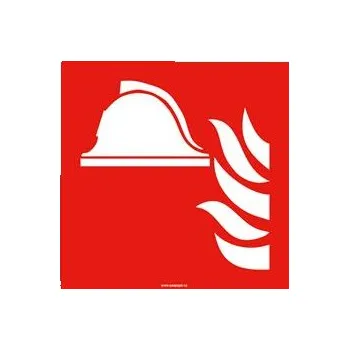 Požární zbrojnice - bezpečnostní tabulka, plast 2 mm 150x150 mm