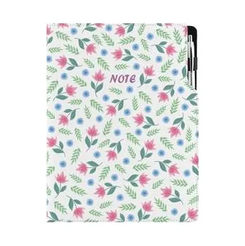 Notes DESIGN A4 čtverečkovaný - Jarní květiny