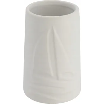 Držák na kartáček Kelímek do koupelny Organizér na kartáčky a zubní pastu Šedý Ozdobný