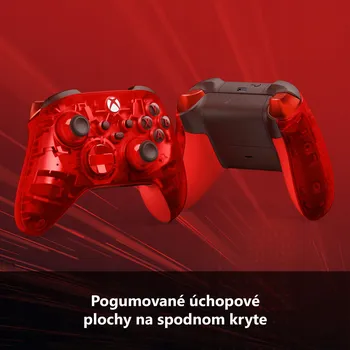 Herní ovladač Ovladač Microsoft Xbox Series Pulse Cipher Special Edition červený