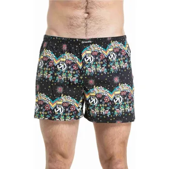 Trenýrky Pánské trenýrky Meatfly Agostino Double Pack černá/modrá S