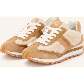 Dámská obuv Lauren Ralph Lauren Dámské Sneakersy Dani, koňaková / režná,...