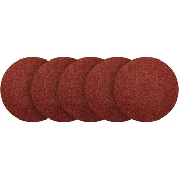 Dílna Graphite Brusné kotouče se suchým zipem 125 mm, P24, 5 ks, bez otvorů