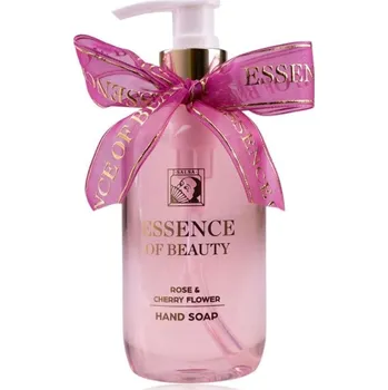 Mýdlo Essence of Beauty mýdlo na ruce s pumpičkou třešeň a růže 250 ml