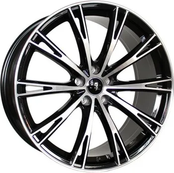 Alu kolo Alu kola Racing Line H5060, 18x8 5x112 ET40, černá + leštění