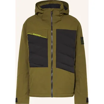 Ziener Pánská Lyžařská Bunda Tidal, khaki / černá, 46