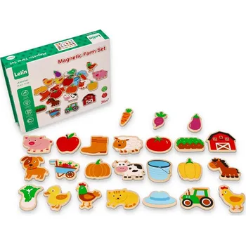 Dekorativní magnet Magnety farma 24 ks.