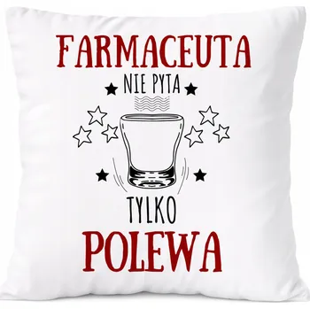 Polštář Dárek Polštář s motivem archeologa s potiskem bílý PoliDraw