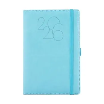 Diář Diář POLY týdenní speciál A5 2026 - světle modrá